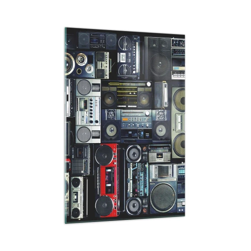 Tablou pe sticlă - Nostalgie pentru anii `80. - 70x100 cm