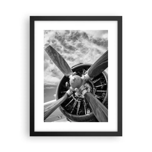 Poster în ramă neagră - Cuceritorul cerului - 30x40 cm