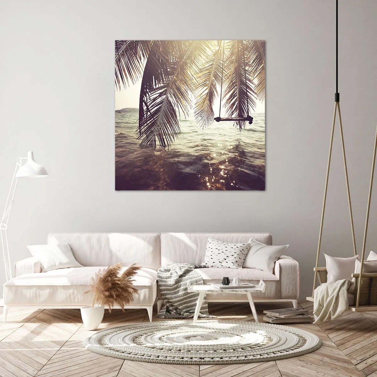 Tablou pe pânză - Poți să te dai în vânt după pofta inimii tale - 70x70 cm