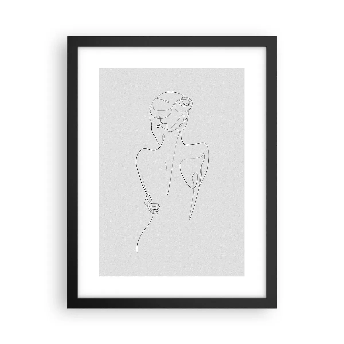 Poster în ramă neagră - Muzica corpului - 30x40 cm