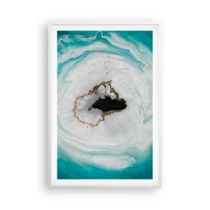 Poster în ramă albă - Pătrunde înăuntru - 61x91 cm