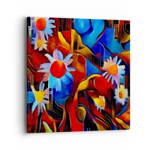 Tablou pe pânză - Culorile vieții - 40x40 cm