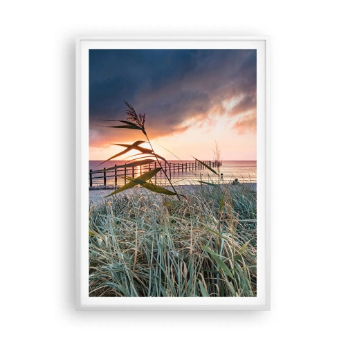 Poster în ramă albă - Nu trece cu vântul - 70x100 cm