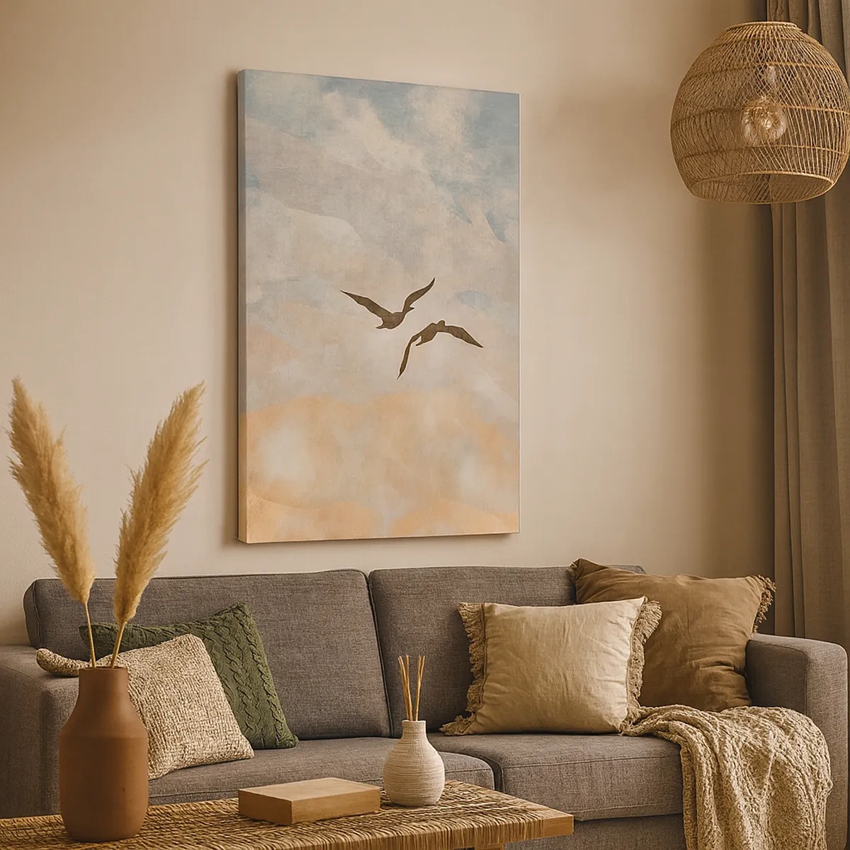 Tablou pe pânză - Dansul cerului - 50x70 cm