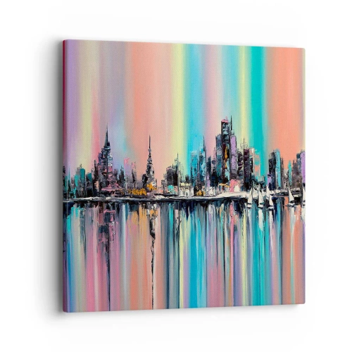 Tablou pe pânză - Strălucește cu lumina nopții - 40x40 cm