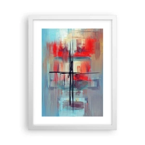 Poster în ramă albă - Peisaj dintr-o dimensiune necunoscută - 30x40 cm