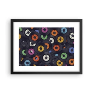 Poster în ramă neagră - Culorile clasicilor - 40x30 cm