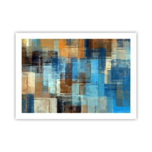 Poster - Prin valul albastru - 70x50 cm