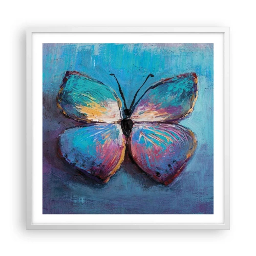 Poster în ramă albă - În plină glorie - 60x60 cm