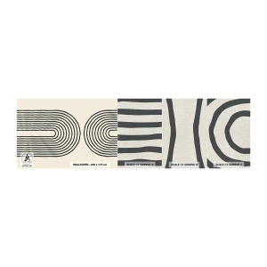 Mostră tapet Premium Canvas - În curând... - Abstracția, Grafică, Bucată - 100x30 cm