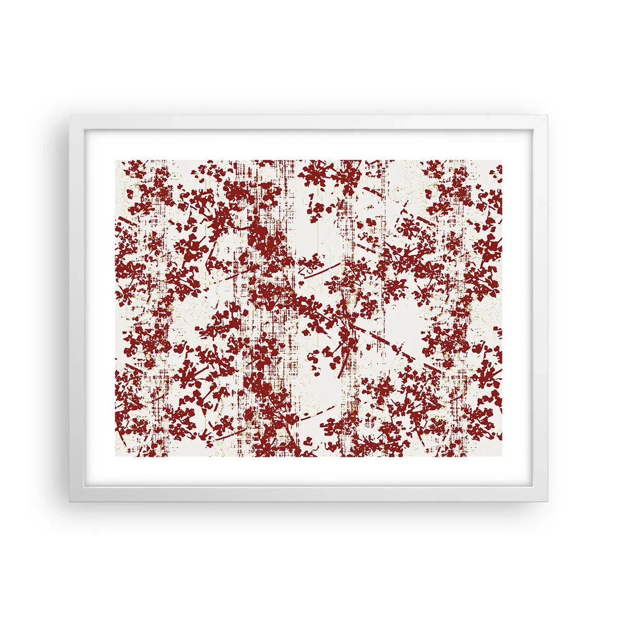 Poster în ramă albă - Ca un percal vechi - 50x40 cm