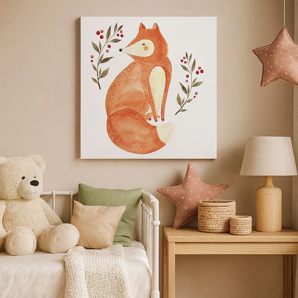 Tablou pe pânză - Micuțul roșcat - 30x30 cm