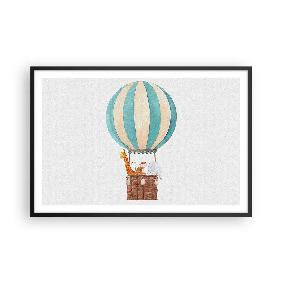 Poster în ramă neagră - O călătorie fantastică - 91x61 cm