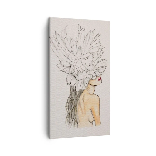 Tablou pe pânză - Frumusețe încoronată - 45x80 cm