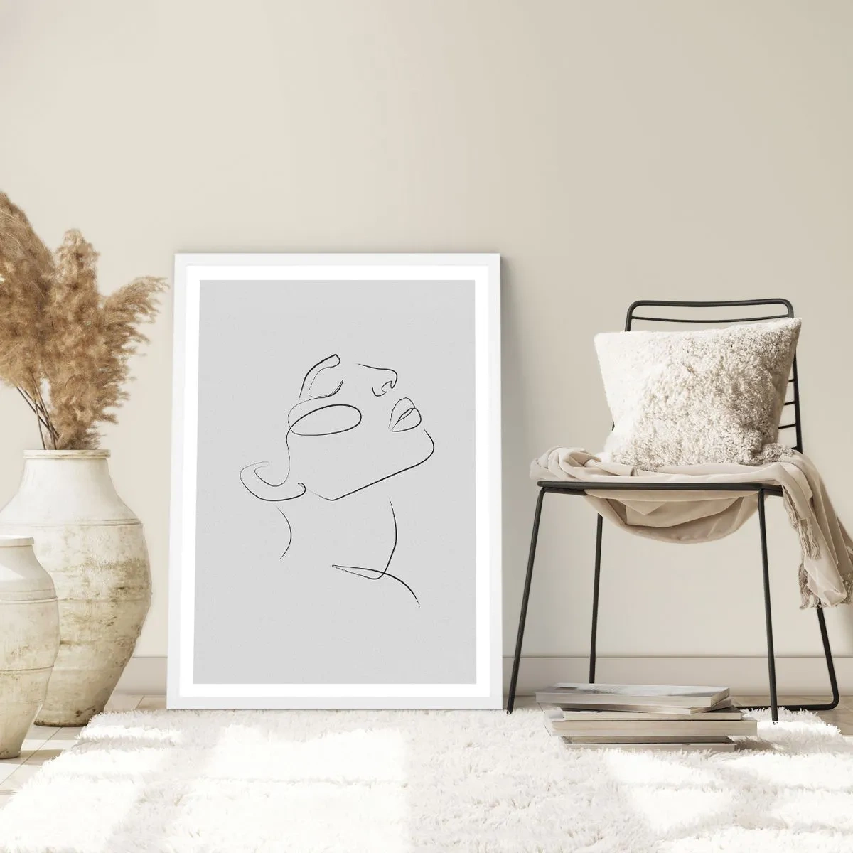 Poster în ramă albă - Meandrele unui vis - 30x40 cm