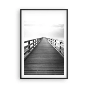 Poster în ramă neagră - Departe, departe... - 61x91 cm