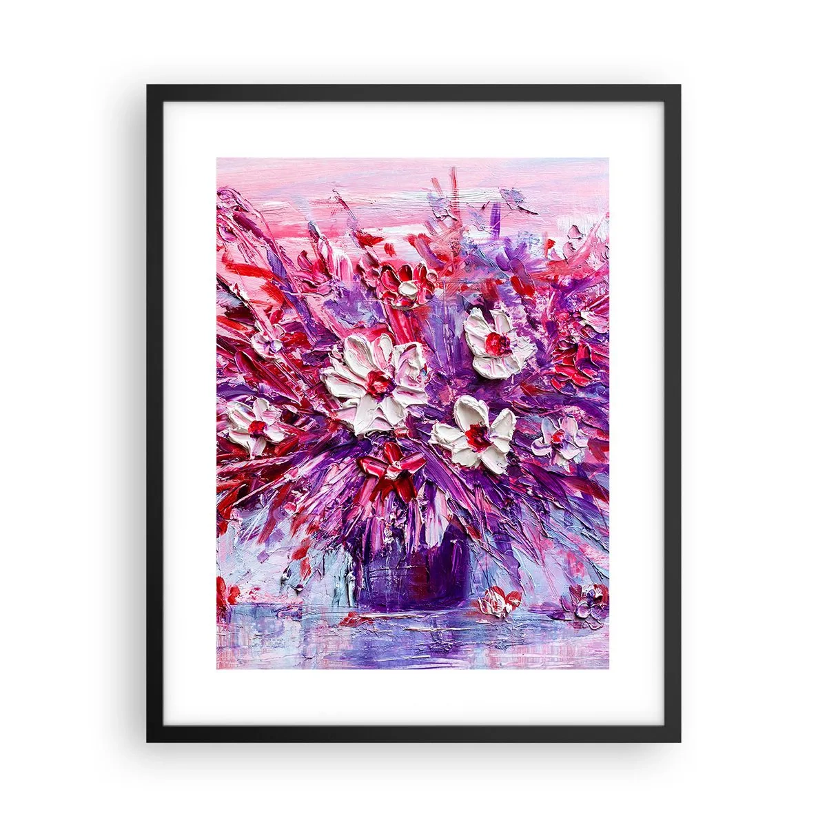 Poster în ramă neagră - Inocență și pasiune  - 40x50 cm