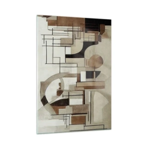 Tablou pe sticlă - Peisaj urban 2.0 - 50x70 cm