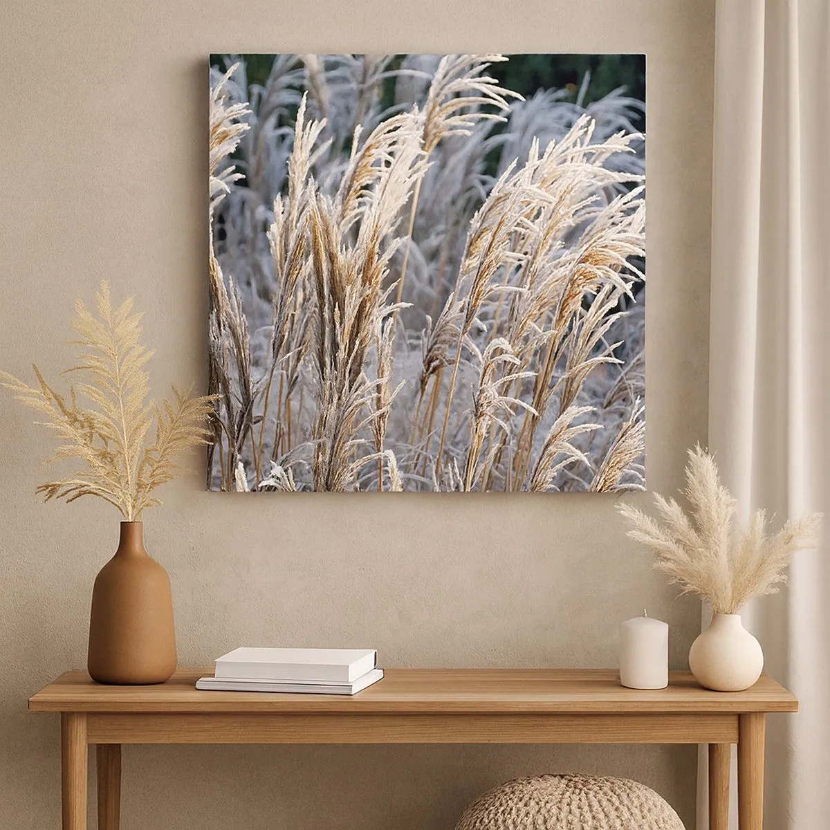 Tablou pe pânză - Împodobite cu brumă - 30x30 cm