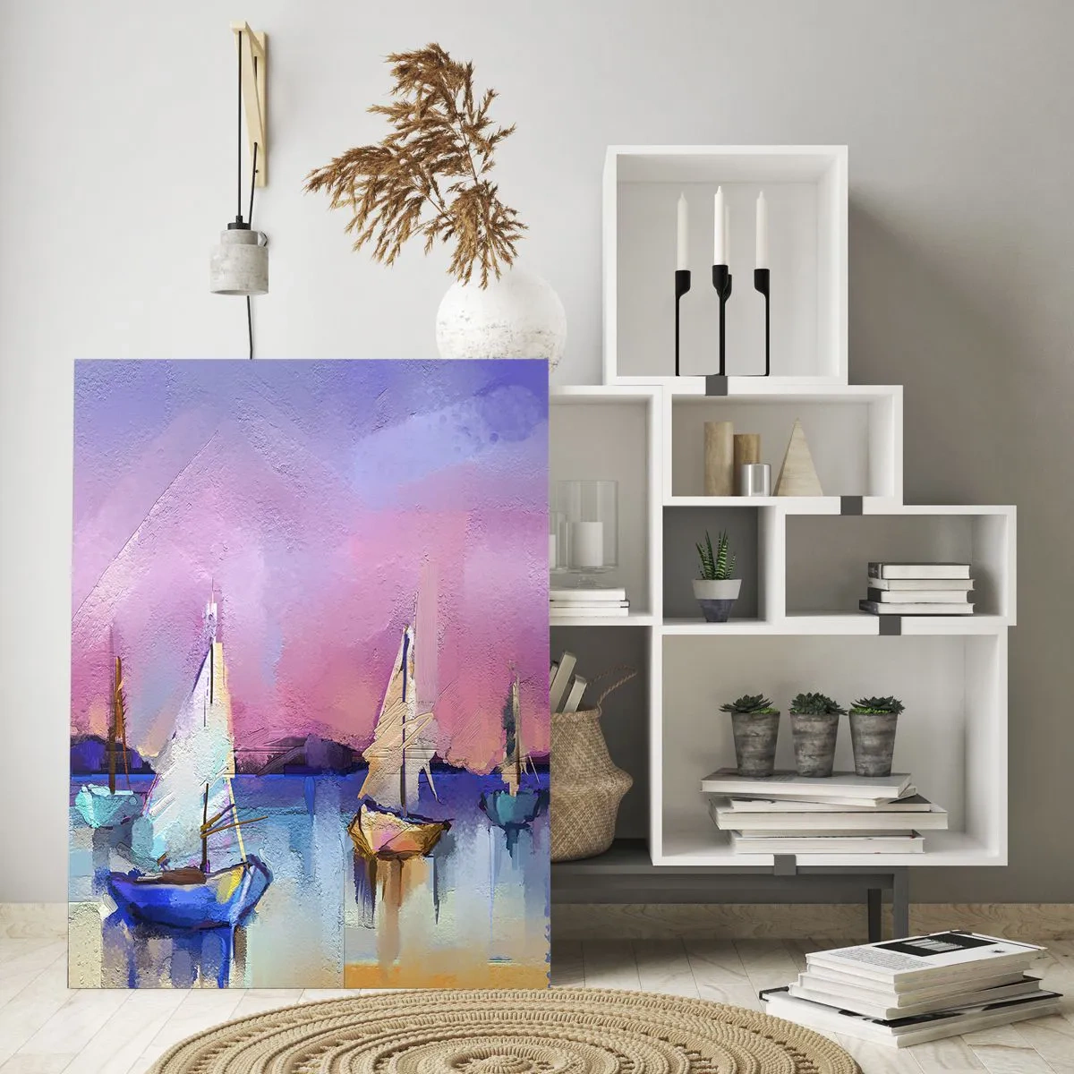 Tablou pe sticlă - Direcția: ape largi - 70x100 cm