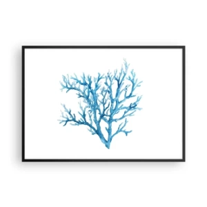 Poster în ramă neagră - Filigranul marin - 100x70 cm