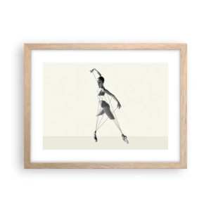 Poster în ramă de stejar deschis - Într-un teatru de lumină - 40x30 cm