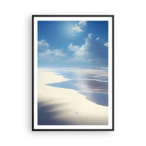 Poster în ramă neagră - Vacanță în paradis - 70x100 cm