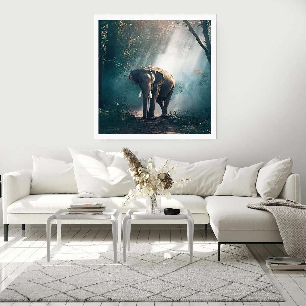 Poster - O plimbare liniștită - 60x60 cm