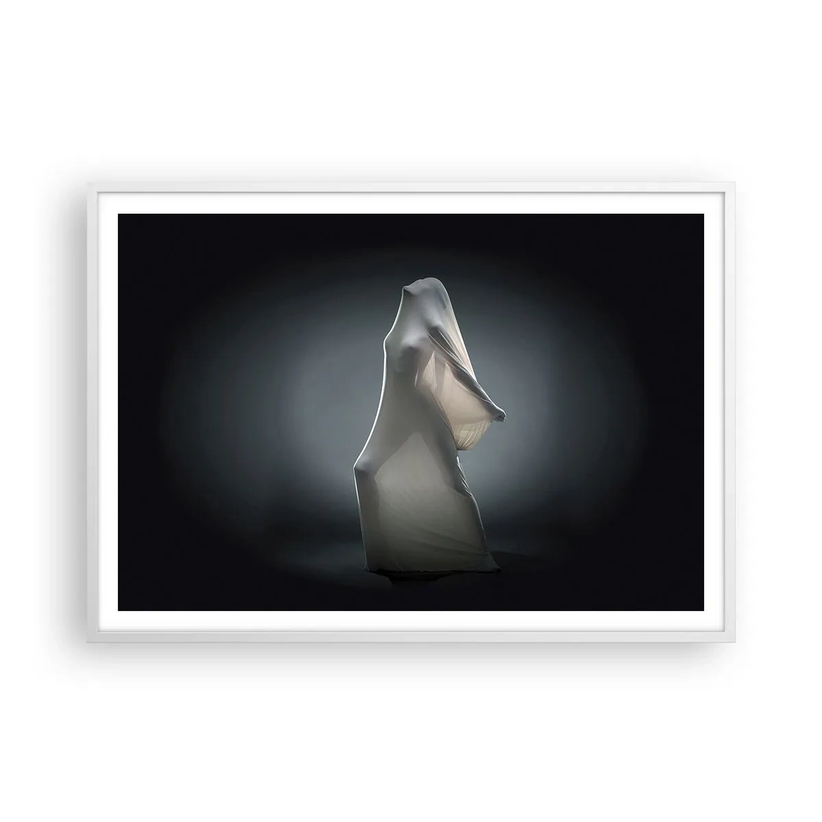 Poster în ramă albă - Dorințe ascunse - 100x70 cm