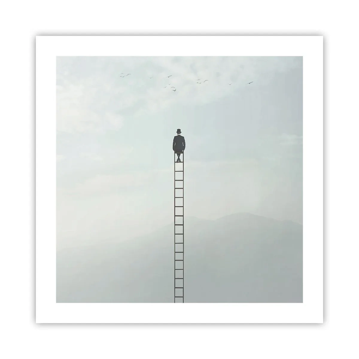 Poster - Fii deasupra - 50x50 cm