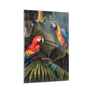 Tablou pe sticlă - Romantismul la tropice - 80x120 cm