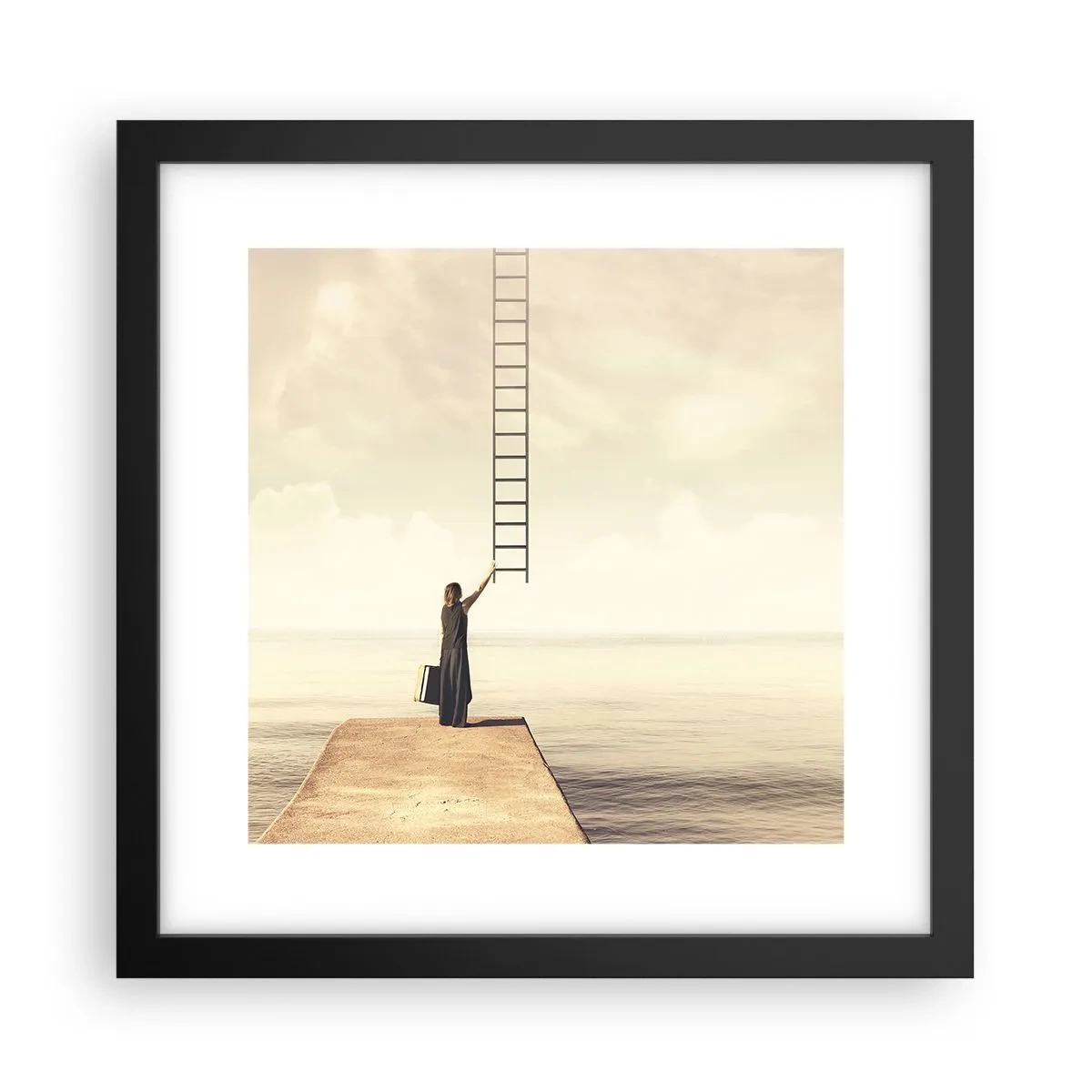 Poster în ramă neagră - O călătorie conceptuală - 30x30 cm