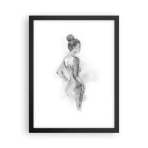Poster în ramă neagră - Frumoasă ca o pictură - 30x40 cm