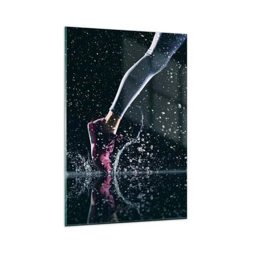 Tablou pe sticlă - Cât de mult puteți - 80x120 cm