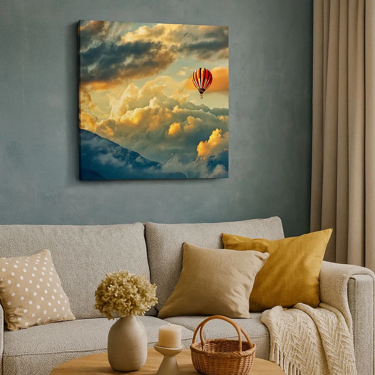 Tablou pe pânză - Zbor pentru că vreau - 30x30 cm