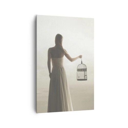 Tablou pe pânză - Fii liberă - 80x120 cm