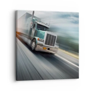 Tablou pe pânză - Gigant american în mișcare - 30x30 cm