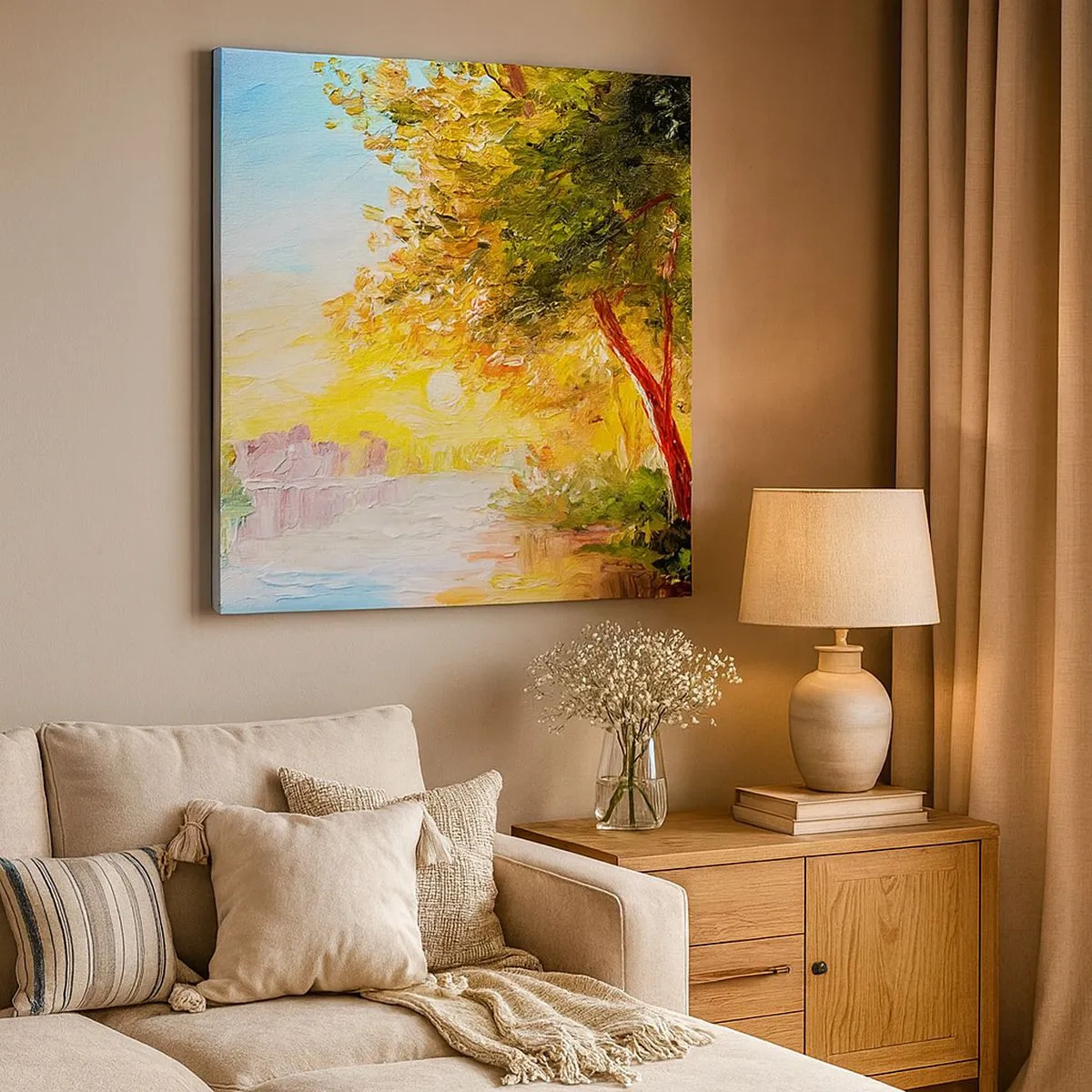 Tablou pe pânză - Et in Arcadia ego - 30x30 cm