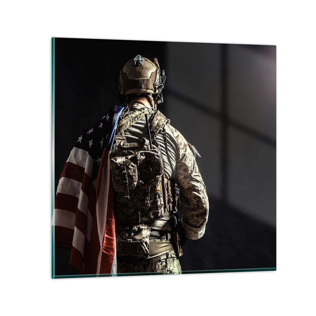 Tablou pe sticlă - D-aia - 70x70 cm