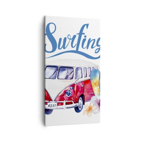 Tablou pe pânză - Un clasic pentru surferi - 45x80 cm