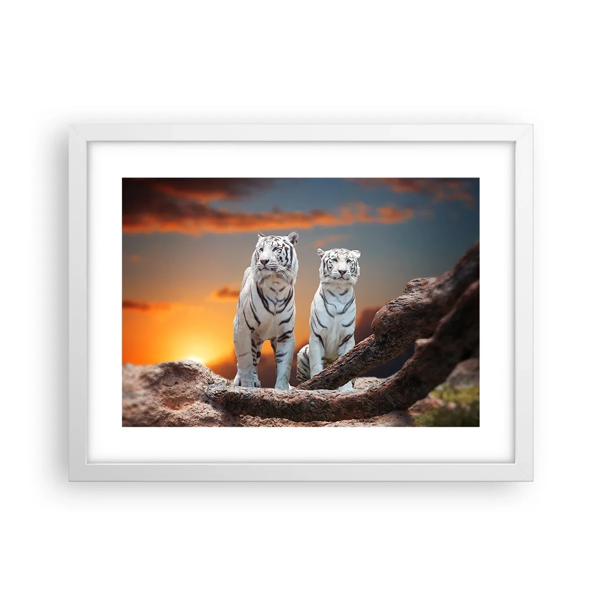 Poster în ramă albă - La fel ca în Narnia - 40x30 cm