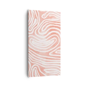 Tablou pe pânză - Într-un labirint de coral - 65x120 cm