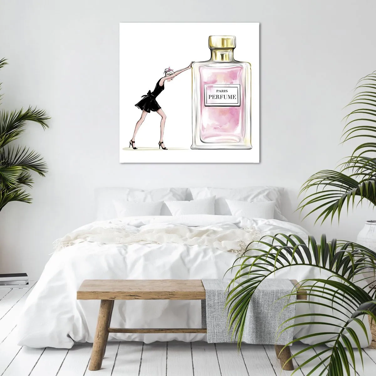 Tablou pe pânză - Esența feminității - 40x40 cm