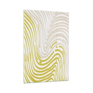 Tablou pe sticlă - Compoziție cu cambrare ușoară - 70x100 cm