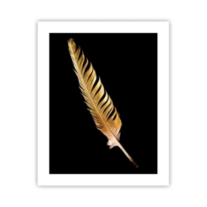 Poster - Pană aurie perfectă - 40x50 cm