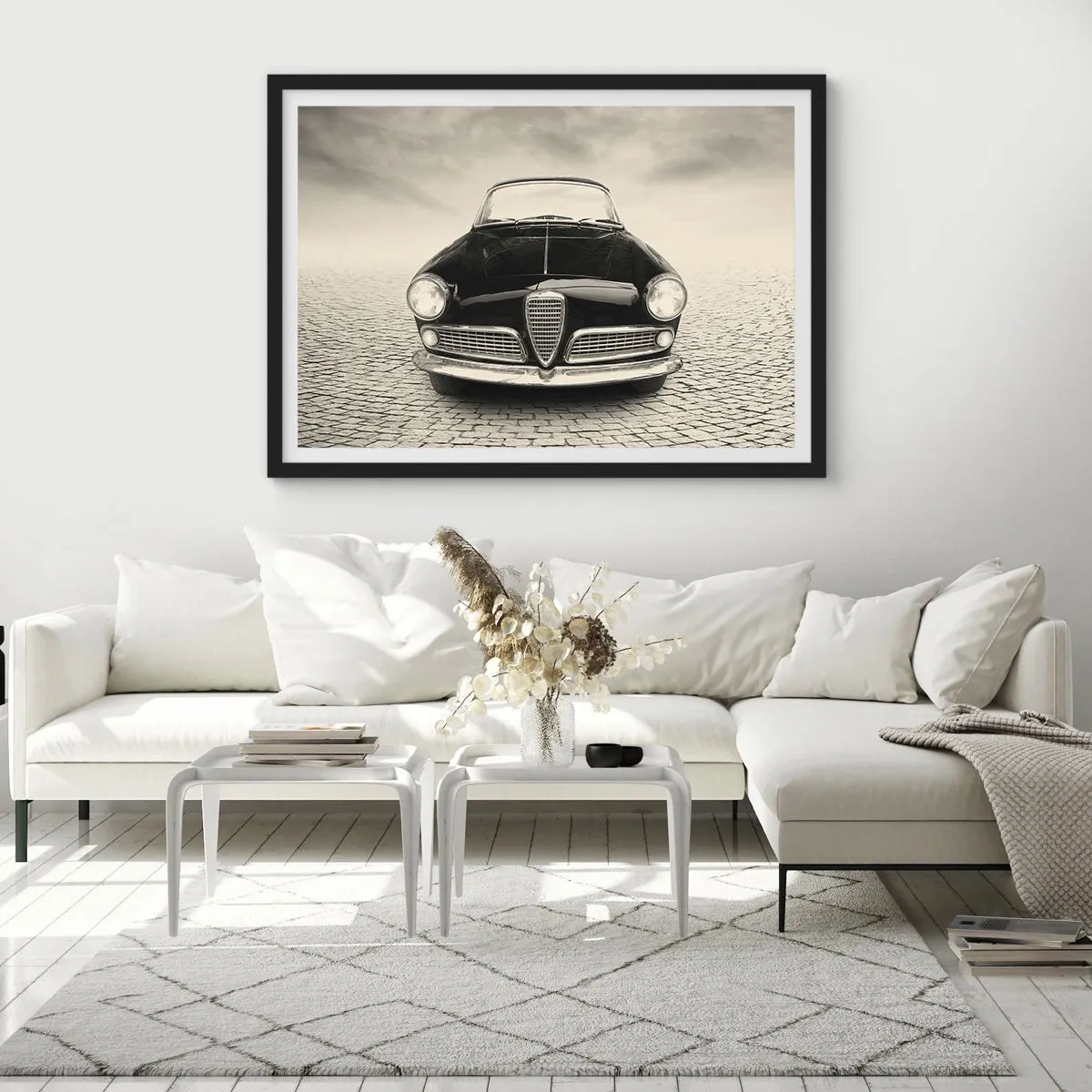 Poster în ramă neagră - Și cum să nu mă iubești? - 91x61 cm