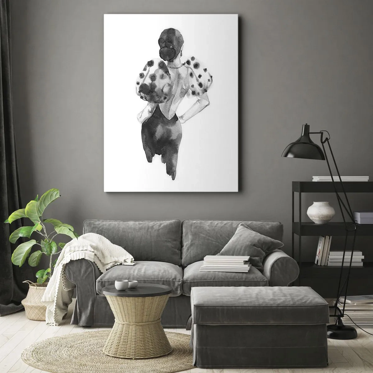 Tablou pe pânză - A trecut chiar pe lângă noi - 45x80 cm
