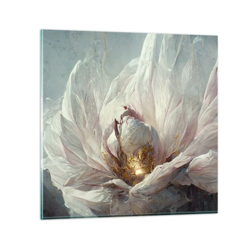 Tablou pe sticlă - Înflorește o dată la o sută de ani - 60x60 cm