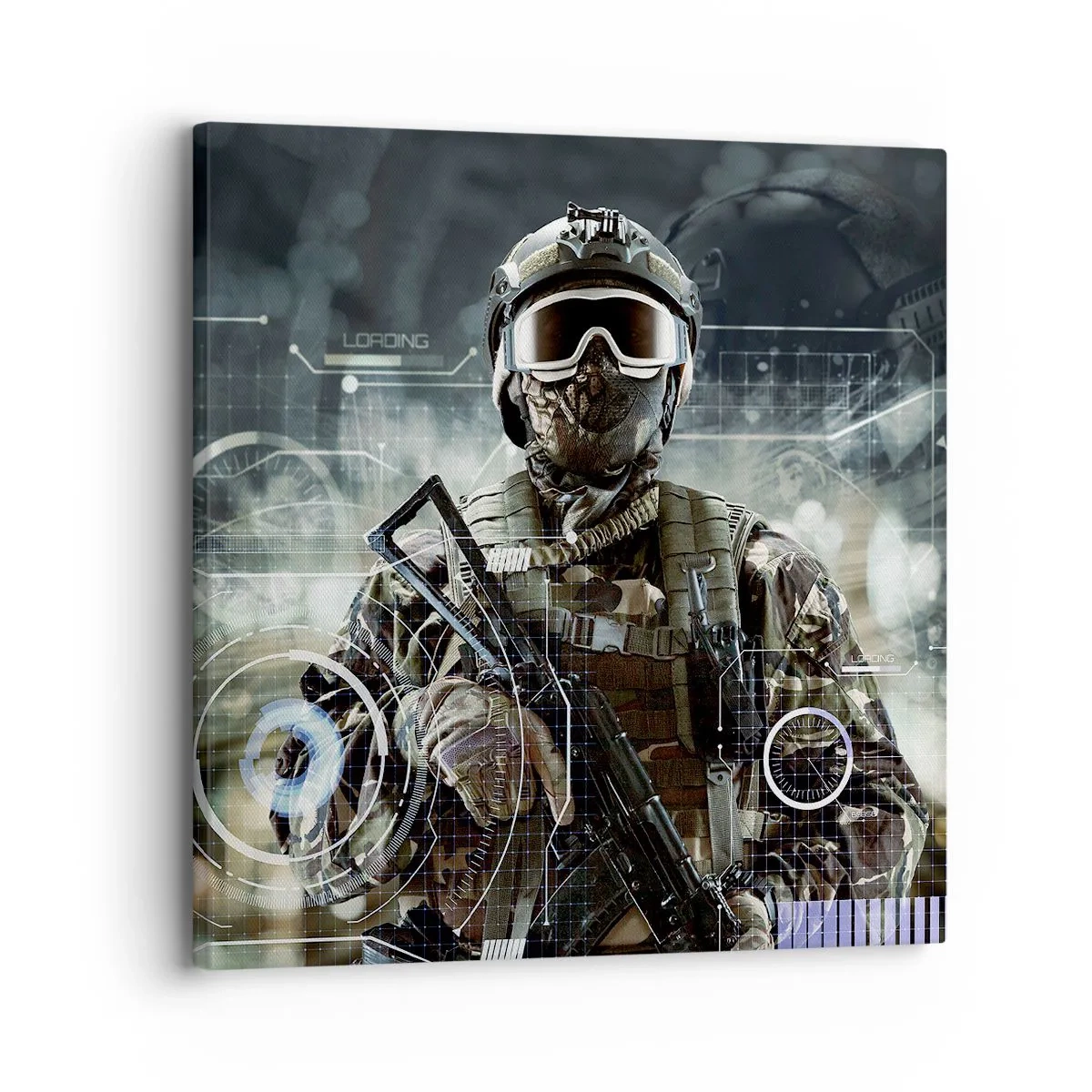 Tablou pe pânză - Putere la putere - 30x30 cm