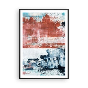 Poster în ramă neagră - Jumi-juma abstract - 70x100 cm